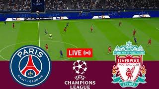 [LIVE] PSG vs Liverpool. UEFA Champions League 24/25 Full Match - VideoGame Simulation