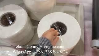 Best sale automatic maxi roll kitchen towel paper handle application machine