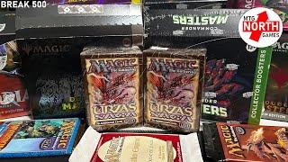 60 MTG Pack CHAOS Break with 2 Urza's Saga Tournament Decks!