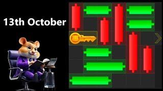 13  October, Hamster Kombat Puzzle Game Today