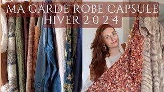 Ma Garde-robe capsule Hiver 2024 | Trie , rangement , projets couture et tricot