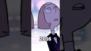 Evolution of Pearl throughout Steven Universe Over The Years. #stevenuniverse #pearl #pearledit