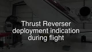 Thrust reverser deployed indication during flight