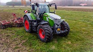  Prezentacja Fendt 728 Vario Profi+ Gen7 na Testy  Akcja Talerzowanie 7m 2024 Dron Raiffeisen 