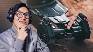 Daniel Kwan reacts to Exway Atlas 4WD electric skateboard (not a review)