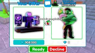 Trading DJ TV MAN For INSANE OFFER  (Roblox) | Toilet Tower Defense