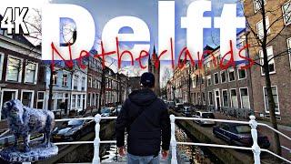 Delft Netherlands Walk Tour of the city center and canals