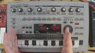 Roland MC 303 Tutorial Five - Step Recording for Instrument Parts