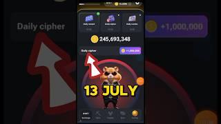 July 13 Hamster Kombat Daily Cipher Morse Code Today