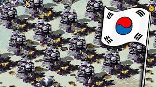 Red Alert 2 | The Korean Warriors - Island | (6 vs 1 + Superweapons)