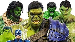 Huge Hulk Smash! Thanos vs Avengers! Go~! Spider Man, Iron Man, Thor, Captain America