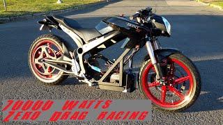 Zero Motorcycle ELECTRIC Drag Racing 11.6s @ 108.4mph