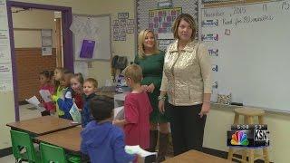 KSNT News' Brooke Lennington gets to be principal for a day