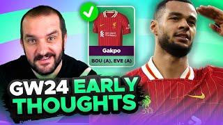 BEST DGW OPTIONS  | EARLY TEAM THOUGHTS | DOUBLE GAMEWEEK 24 | Fantasy Premier League Tips 2024/25