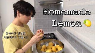 레몬청 만들기 l 레몬청레시피 l Homemade Lemon l Lemonade Recipe l レモネイド l