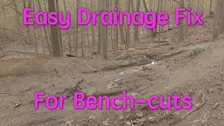 Trail Building 101: Drainage Solutions For Bench-Cuts