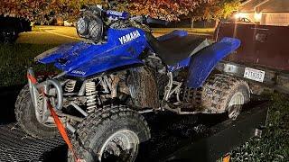 New Quad! Riding my new Yamaha warrior 350!!