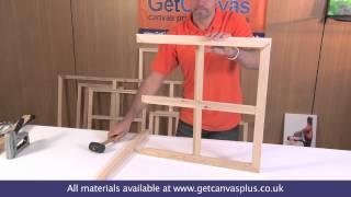 18mm Canvas Stretcher Frames & Fitting Brace Bars
