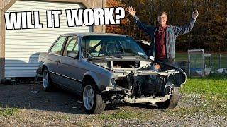 MAZDA RX8 Transmission on a VOLKSWAGEN? (BMW E30 07k Swap Drift Car Build)