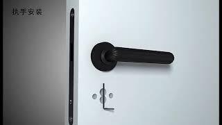 Door lock installation门锁安装图