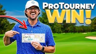 I WON A PROFESSIONAL GOLF TOURNAMENT!!!