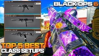 TOP 5 BEST CLASS SETUPS in Black Ops 6!  (BO6 Meta Class Setups)