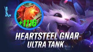 *NEW* HEARTSTEEL GNAR ULTRA TANK BUILD! GNAR WILD RIFT GAMEPLAY | RiftGuides | WildRift