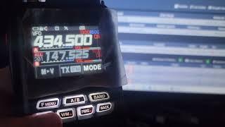 ysf2dmr how to simply use yaesu fusion radio ft5dr with dmr. crossover using w0chp wpsd Hotspot .