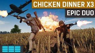 3 Back To Back Wins | PUBG Duo With Liquid Sambty