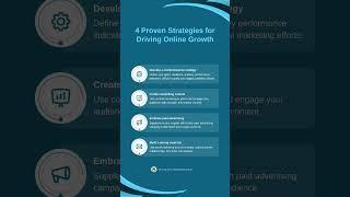 4 proven strategies for driving online growth #onlinegrowth #strategy #online #business #growth