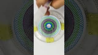 ASMR Art Creations: Relaxing Visuals and Sounds for Ultimate Calm! #art #shorts #spirograph #2024