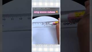 omg sooo cuteee, best diy craft idea  #shorts
