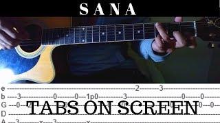 Sana - I Belong to the Zoo (Fingerstyle Guitar Cover) Tabs on Screen