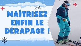 Le dérapage en ski : comment réussir à déraper comme un pro ?