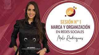 SESIÓN 1 MARCA Y  ORGANIZACIÓN DE REDES SOCIALES