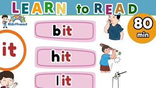 CVC Words a, e, i, o, and u Compilation | Reading for Nursery, Kindergarten, and Grade 1