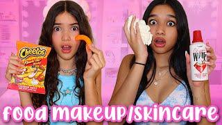 ONLY using FOOD MAKEUP/SKINCARE PRODUCTS