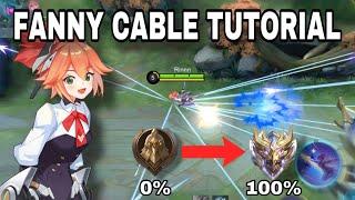 FANNY TUTORIAL (BASIC CABLE, STRAIGHT CABLE AND DOUBLE DAMAGE) FROM BEGINNER TO PRO PLAYER ️️️