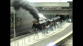 Railtours at Crewe featuring 40145 & LMS Princess Coronation 6233 on 04-06-05.avi