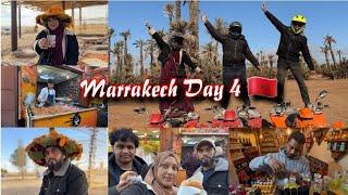 Marrakech Day 4   | Finally Found the Best Street Food Chez Omar's | Quad Bike Excursion & Tea ️