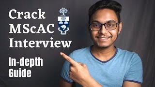 How to crack MScAC Application Interview | Interview tips for MScAC at University of Toronto