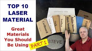 TOP 10 LASER MATERIALS // Part 1 - Simple Laser Material