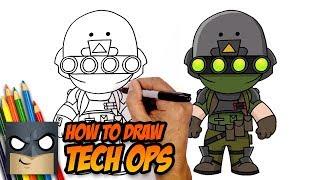 How to Draw Fortnite | TECH OPS