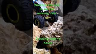 Xtreme rock crawling under a house