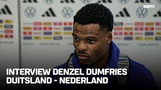 Denzel Dumfries: "We moeten het NIET DRAMATISCH maken, we zitten in een PROCES"  | Interview Oranje