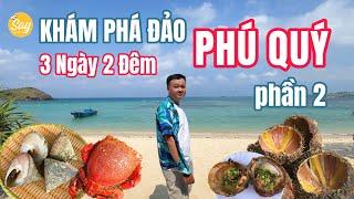 3 Days on PHU QUY Island Vietnam Part 2 | Go To HÒN TRANH, Eat Huynh De Crab & Observe Coral reefs