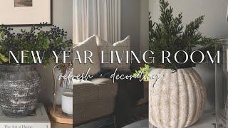 2025 AFTER HOLIDAY LIVING ROOM DECORATING + STYLING IDEAS