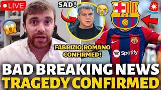 URGENT! BREAKING BAD NEWS! BARCELONA HAS NOW CONFIRMED THIS GREAT TRAGEDY! BARCELONA NEWS TODAY!