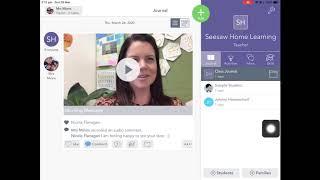 Adjusting Seesaw setting for home learning