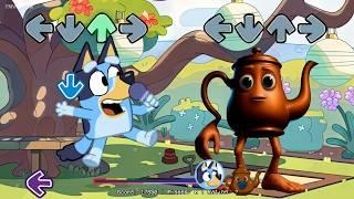 FNF Can Can but Ta Ta Ta Ta SAHUR MEME VS Bluey & Bingo | BRAINROT ANIMALS meme Friday Night Funkin
